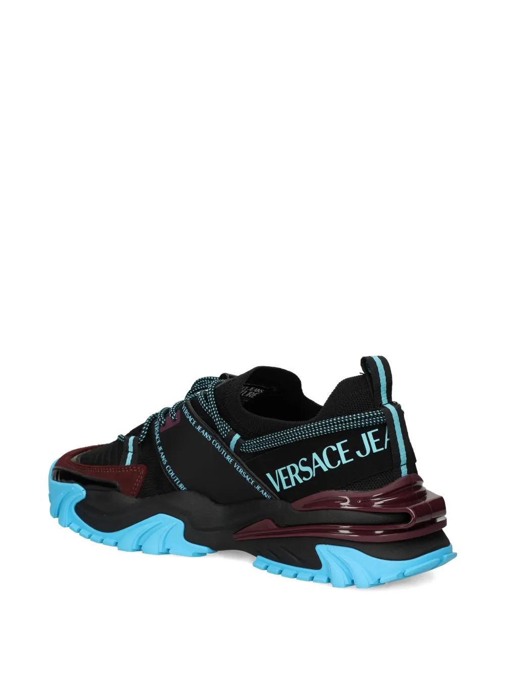 Versace Jeans Couture Sneakers met vlakken Zwart