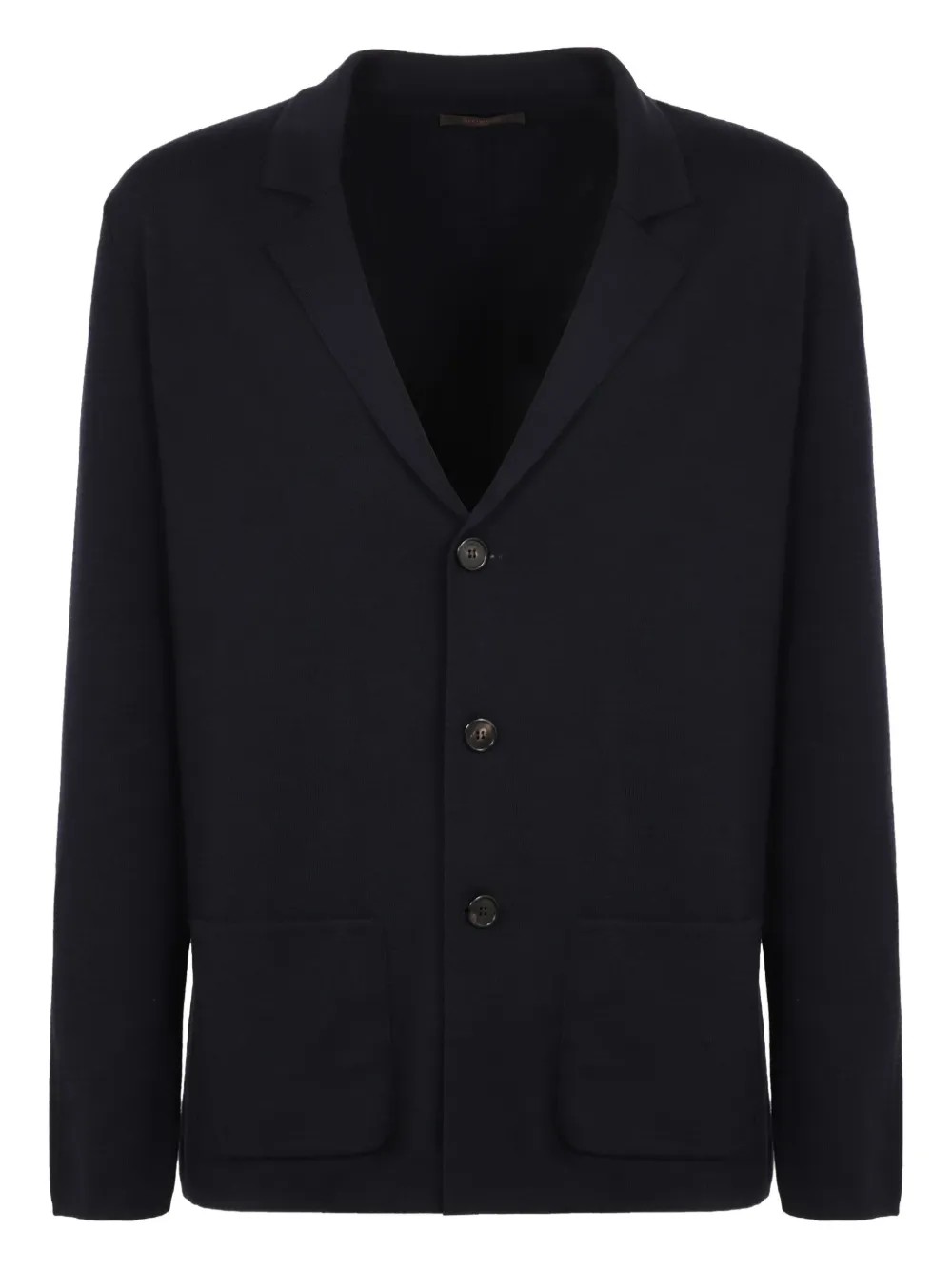 slowear button single-breasted knit blazer | Blue | Image 1
