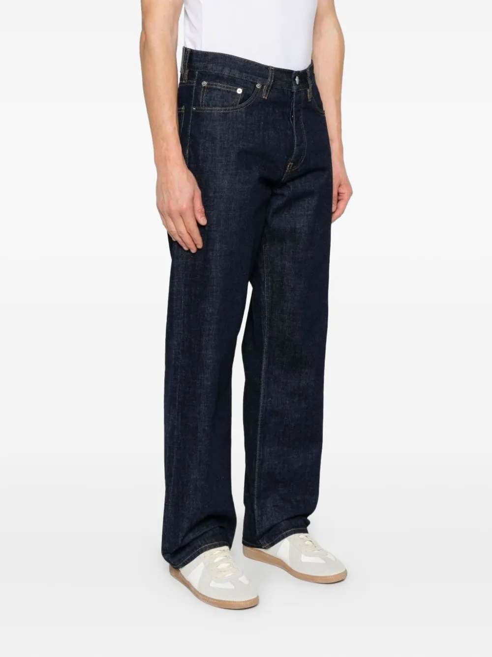Sunflower button-fastening cotton jeans | Regular-Fit & Straight Leg Pants | Image 2