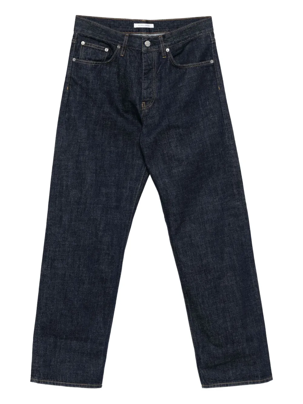 Sunflower button-fastening cotton jeans | Blue | Image 1