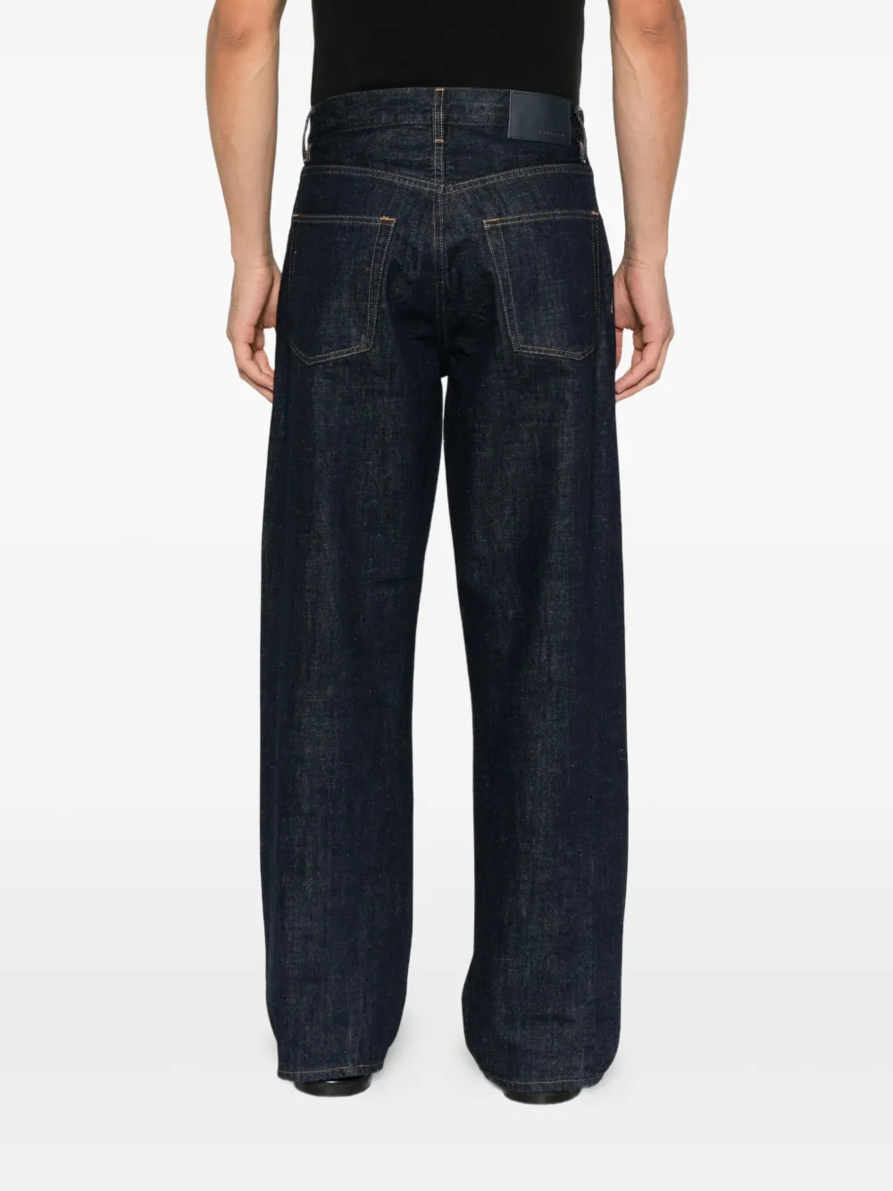 Sunflower Katoenen jeans met knoopssluiting Blauw