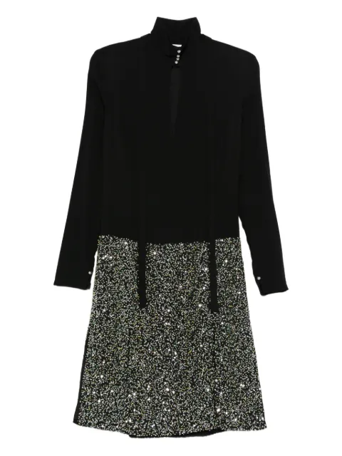 Rabanne embellished self-tie dress
