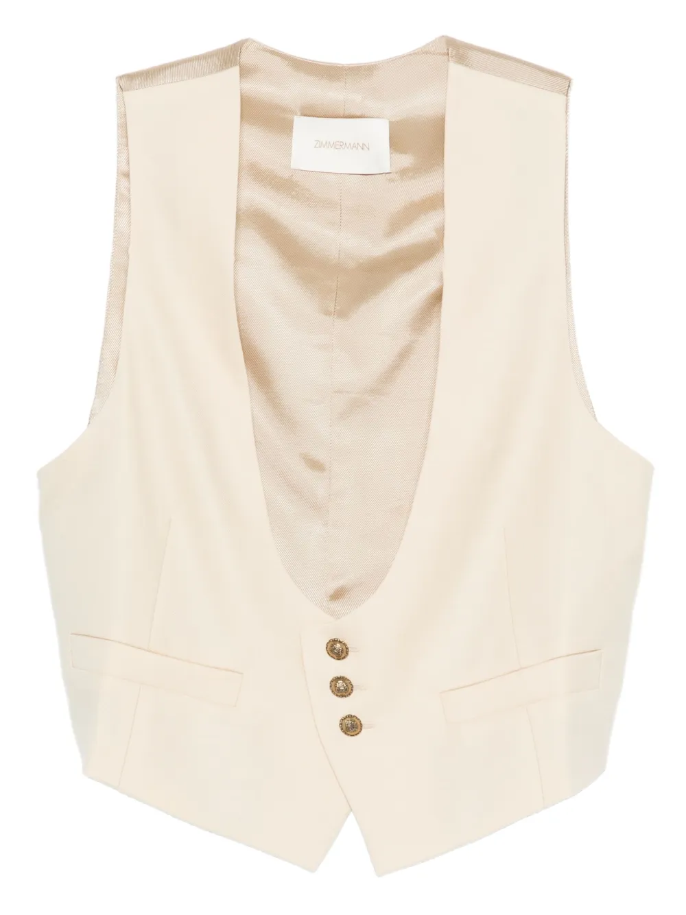 ZIMMERMANN chaleco con botones | neutro | Image 1