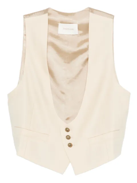 ZIMMERMANN chaleco con botones