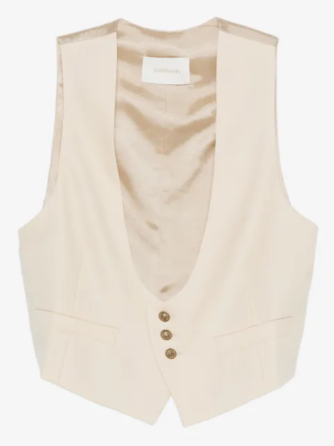 ZIMMERMANN chaleco con botones