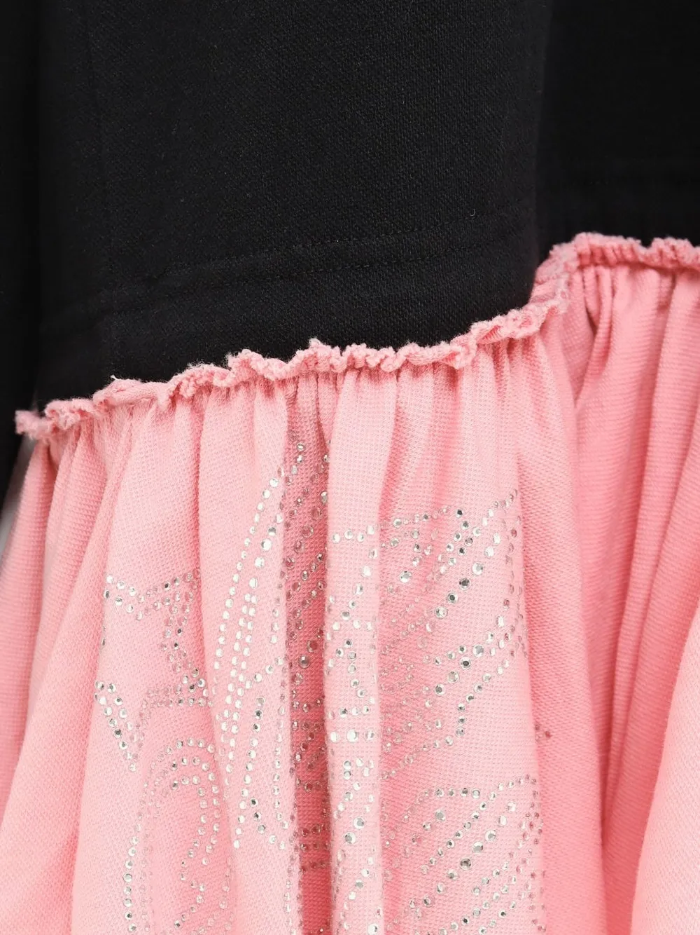 Pepa Salazar Ruffled Mini Dress In Black