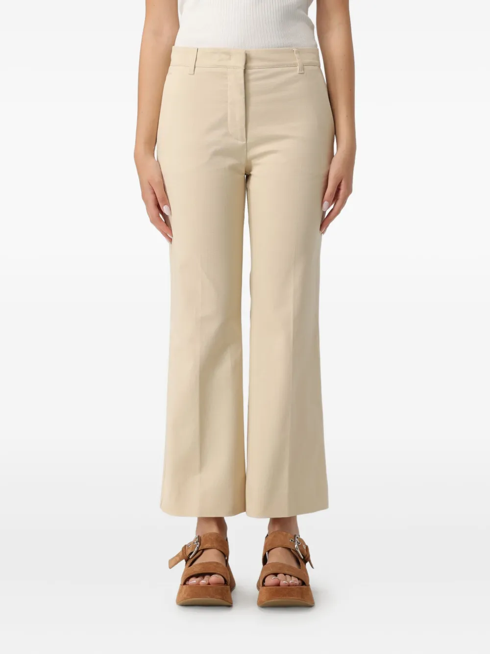 Weekend Max Mara linen trousers | Neutrals | Image 1