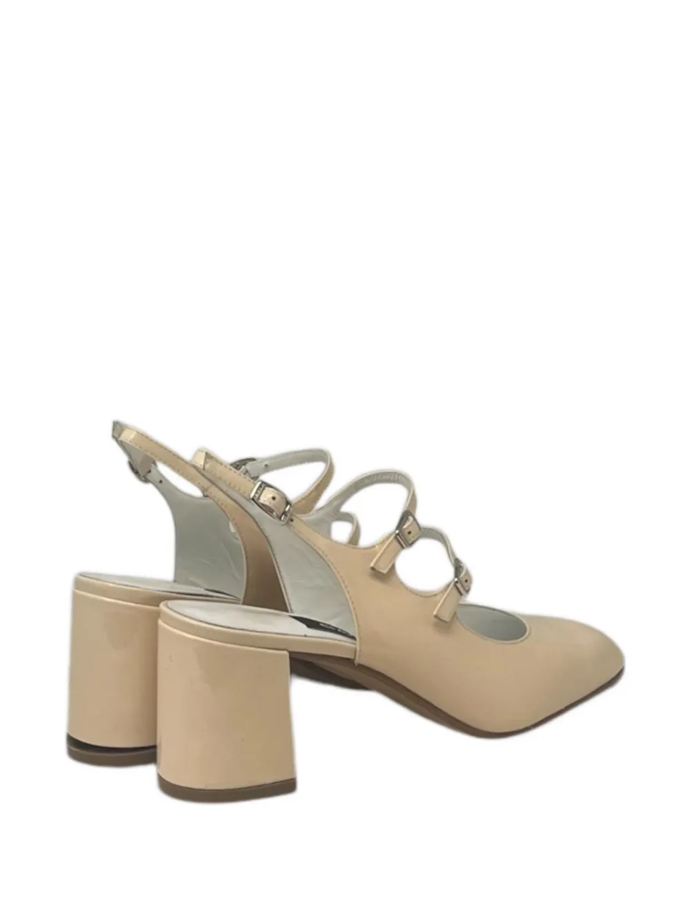 Carel Paris 60mm Banana slingback pumps Beige