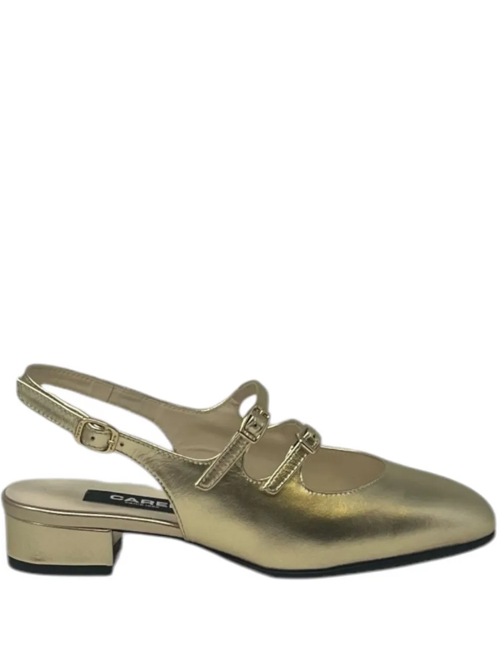 Carel Paris Peche Slingback Pumps In Gold