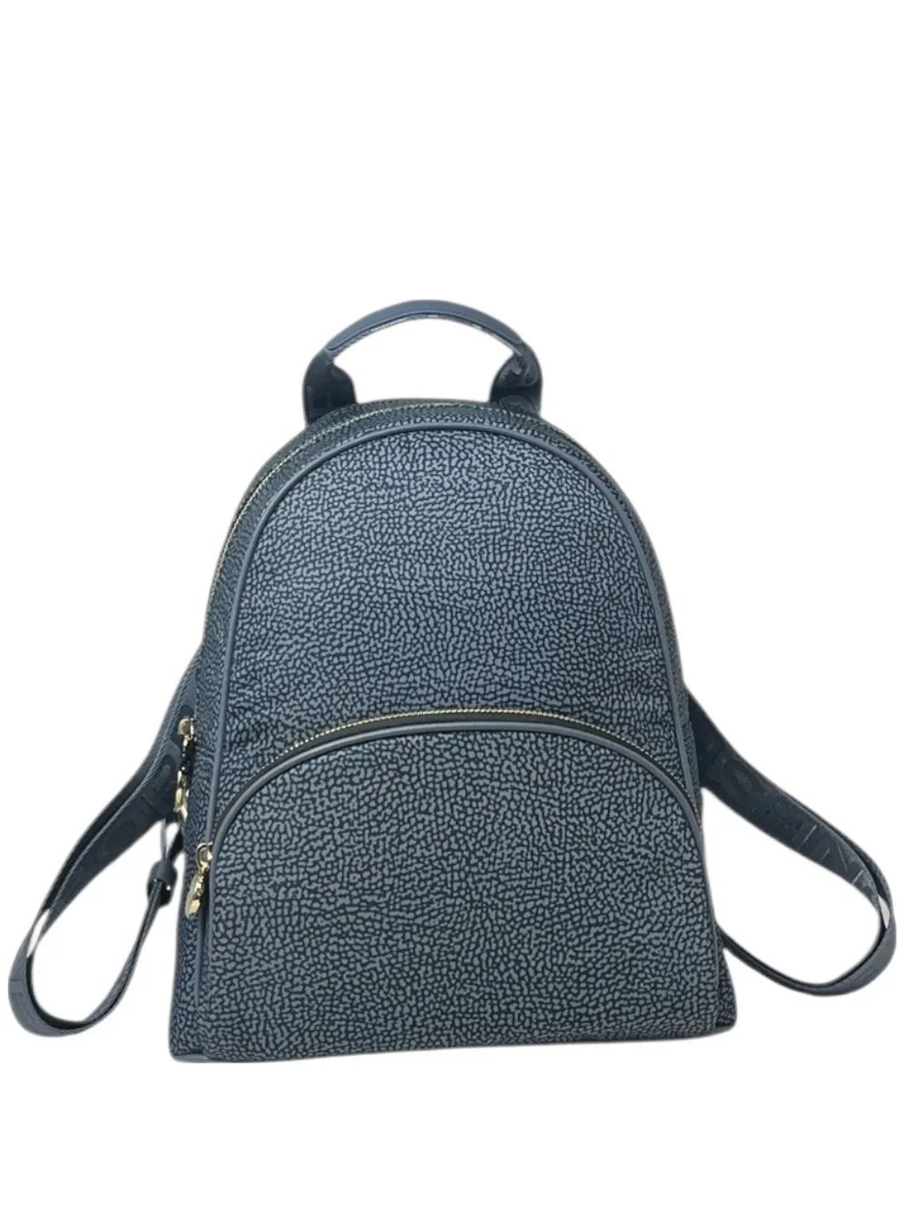 Borbonese Medium Zaino Zipped Backpack In Brown