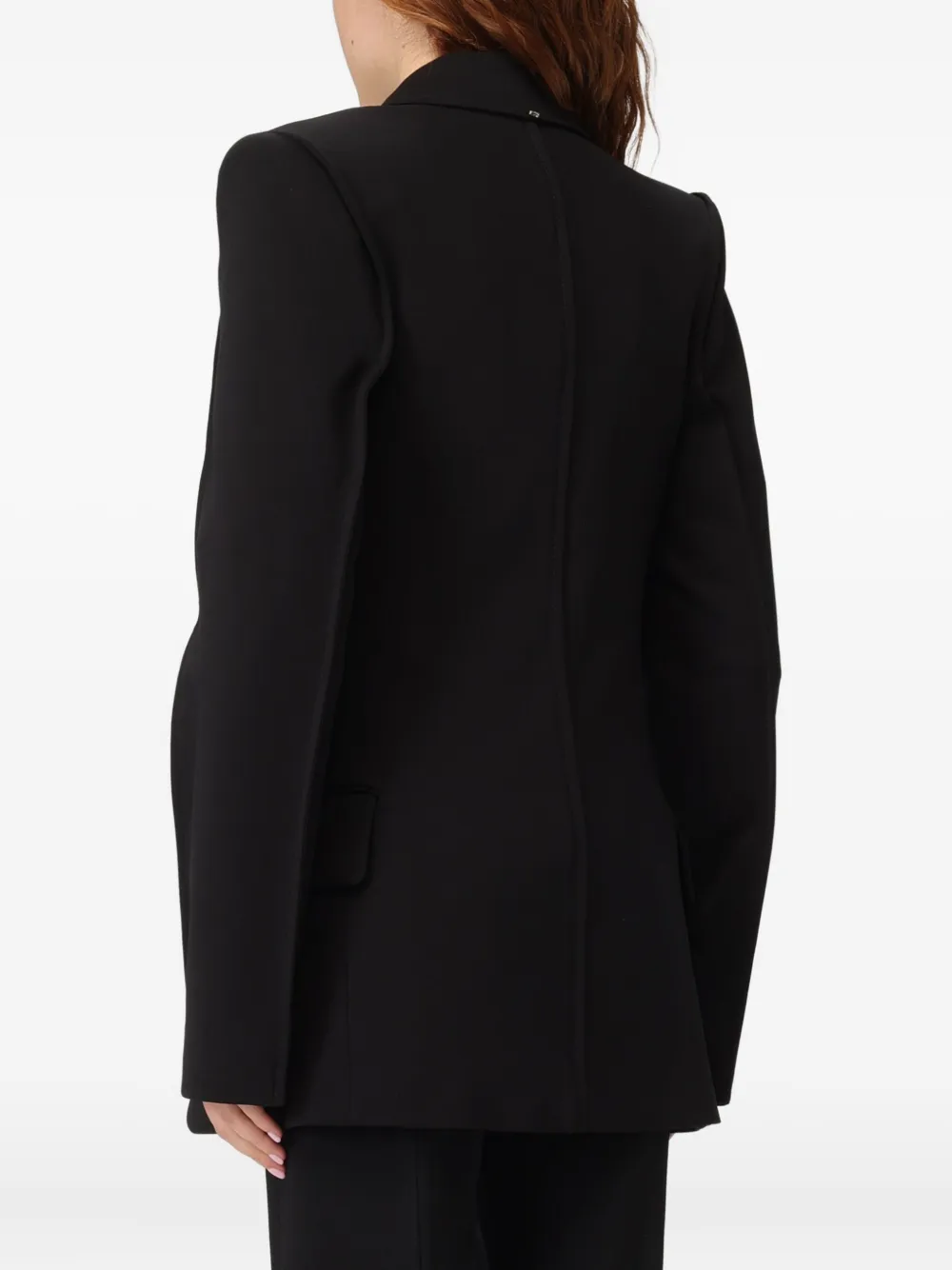 Sportmax Abilitata blazer met enkele rij knopen Zwart