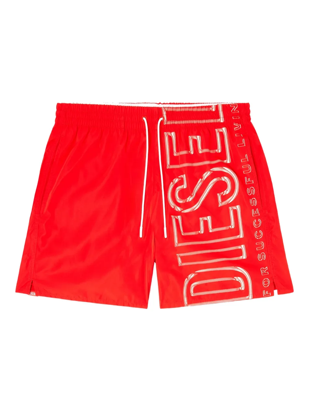 Diesel Soccer-41-D-Core logo swim shorts - Rosso