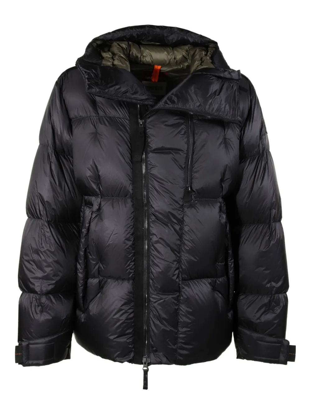Parajumpers Hooded Down Jacket In Black