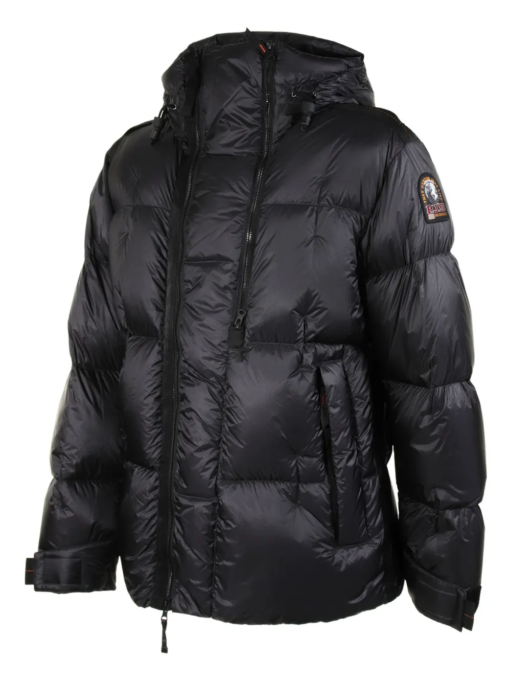 Parajumpers Hooded Down Jacket In Black