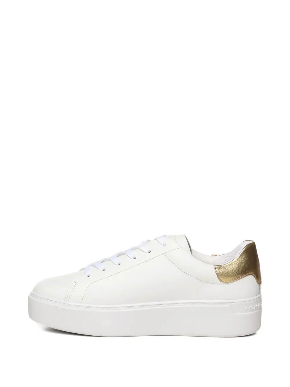 Tommy Hilfiger Sneakers met metallic logo Wit