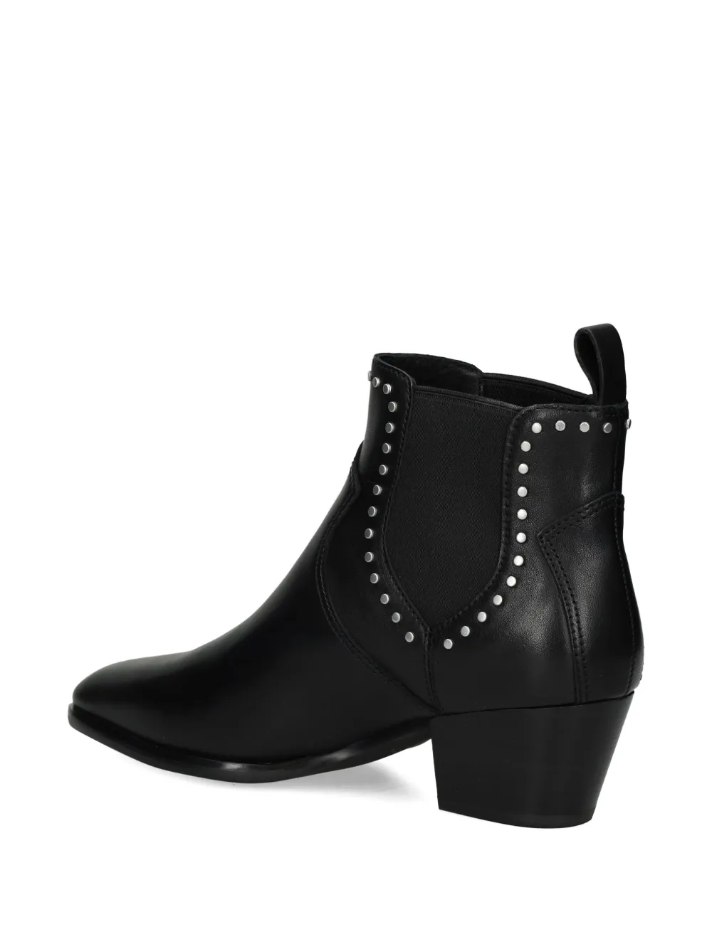 Ash Funk studded leather boots Zwart