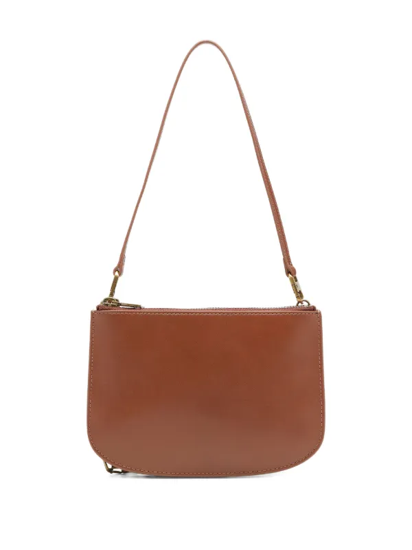 Diesel 1DR Twin Embossed Zipped Shoulder Bag | Brown | FARFETCH