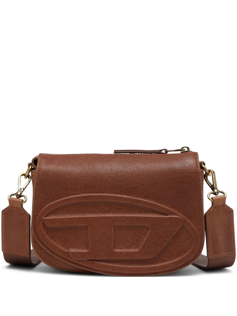 Diesel logo-embossed camera bag | Brown | Image 1