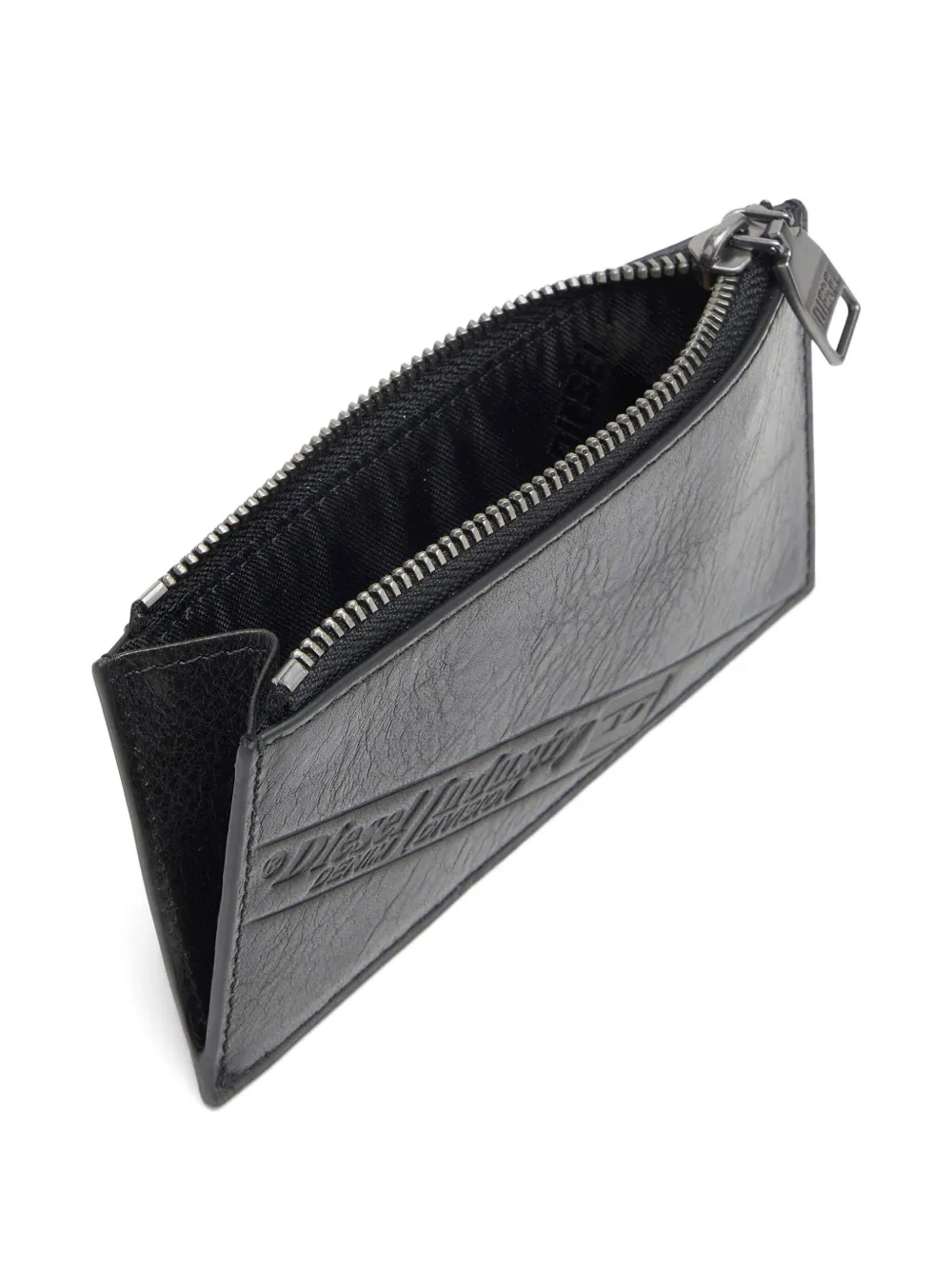 Diesel Zip-fastening Cardholder In Black