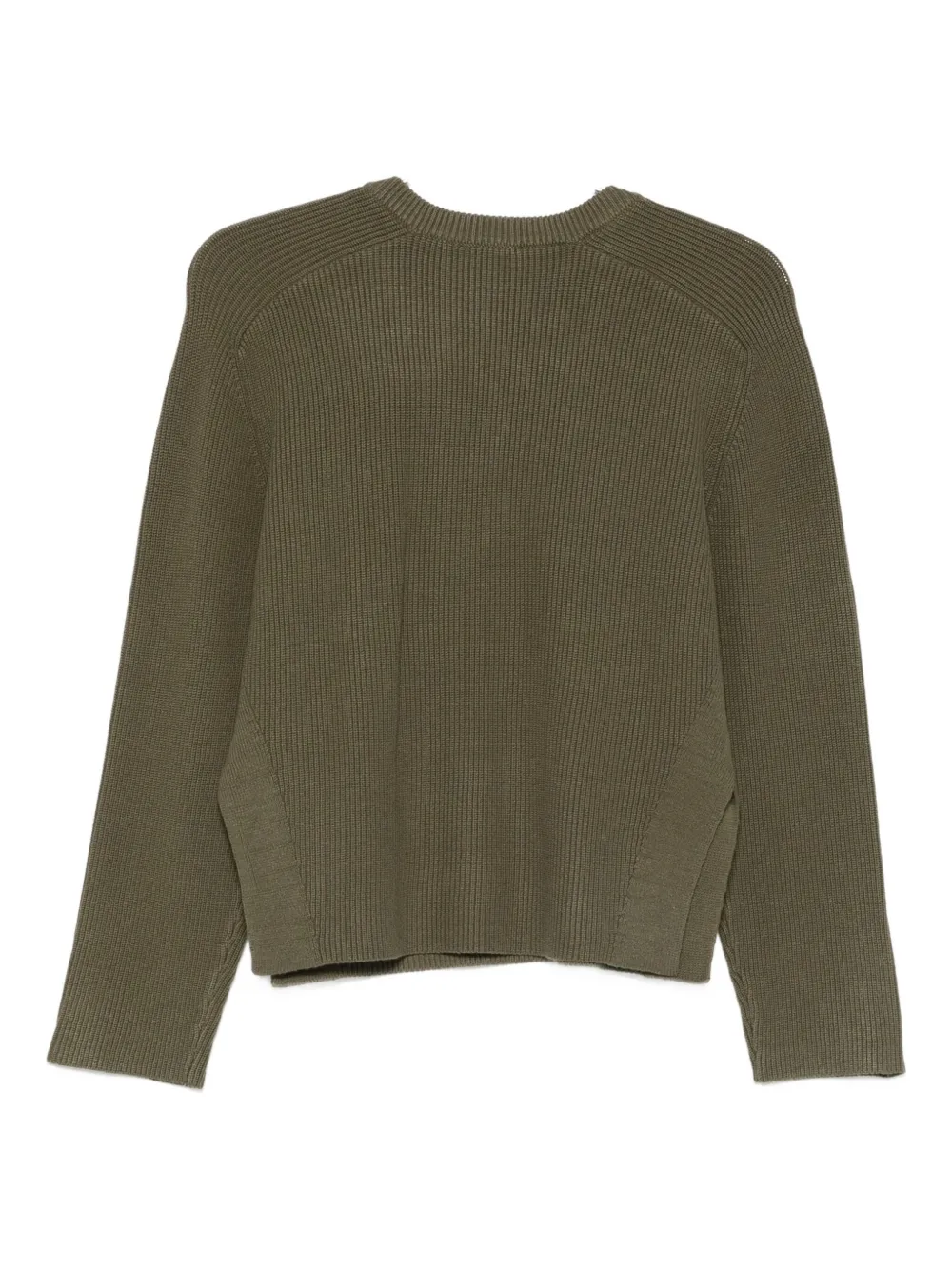 Liu •jo Ribbed Sweater In Green