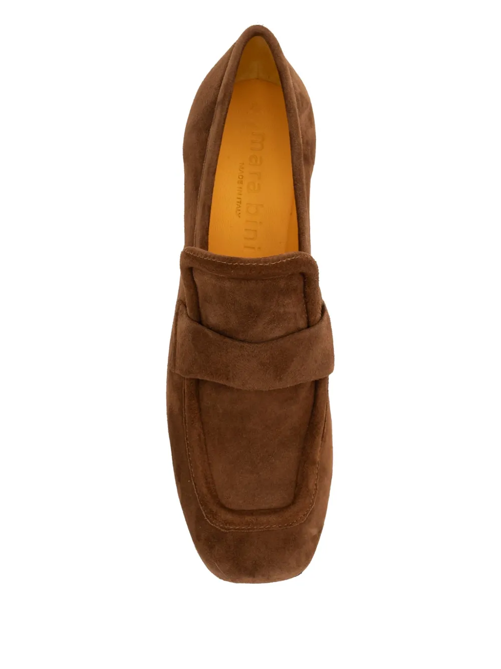 Mara Bini 60mm Strap-detail Loafers In Brown