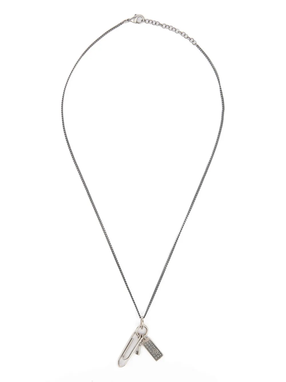 MM6 Maison Margiela Collana con pendente - Argento