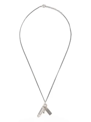 Marc Jacobs Kiki ネックレス | シルバートーン | FARFETCH JP