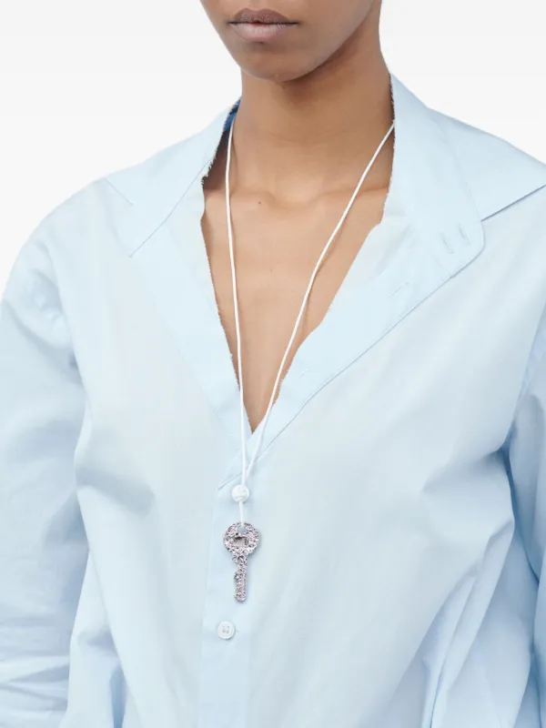 MM6 Maison Margiela キーペンダント ネックレス | シルバートーン