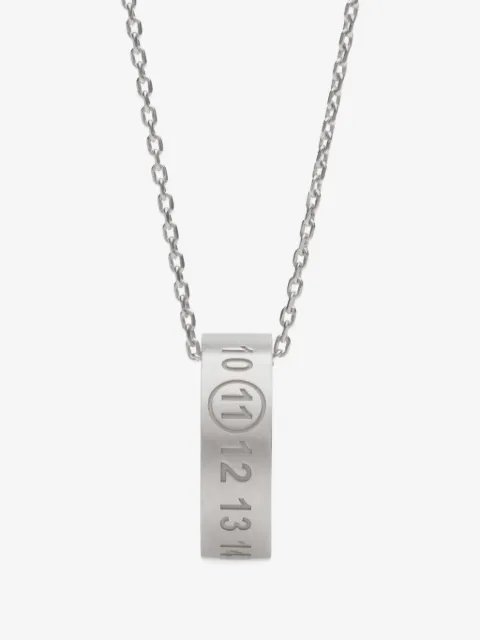 Maison Margiela collar Number Reference Silver