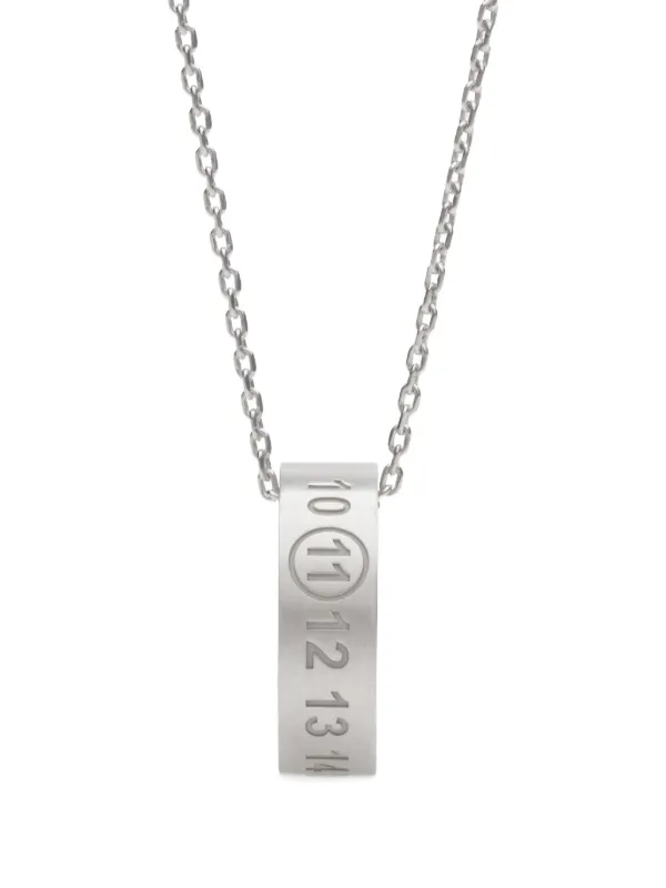 t*a様 【MAISON MARGIELA】ナンバリング ネックレスSILVER Maison Margiela ナンバーリファレンス シルバーネックレス | シルバー