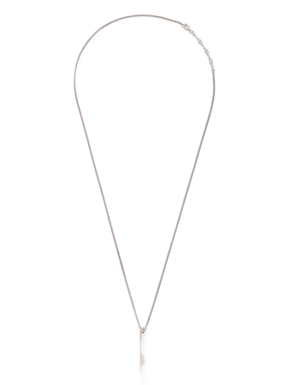 MM6 Maison Margiela Collana con pendente Minimal - Argento