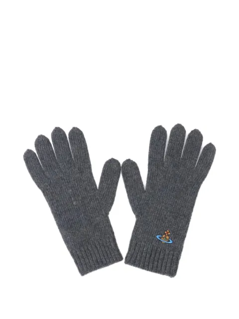 Vivienne Westwood guantes con aplique Orb