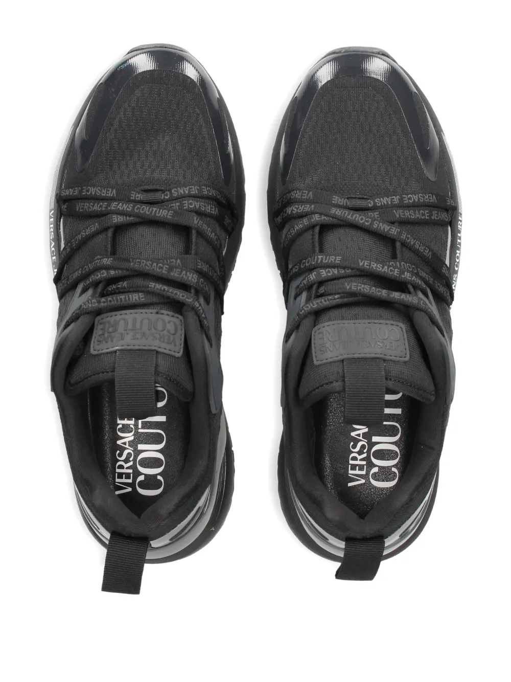 Versace Jeans Couture Logo Dynamic sneakers Zwart