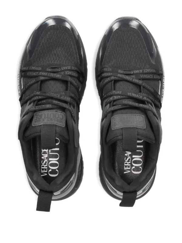 Versace Jeans Couture Logo Dynamic スニーカー | ブラック