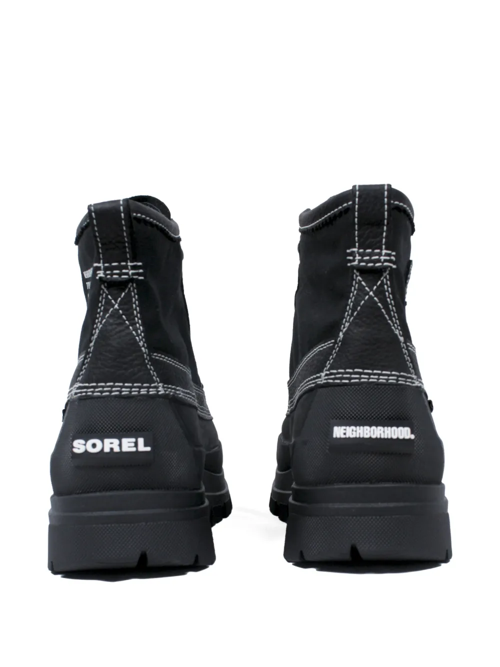 Neighborhood Laarzen met vlakken Zwart