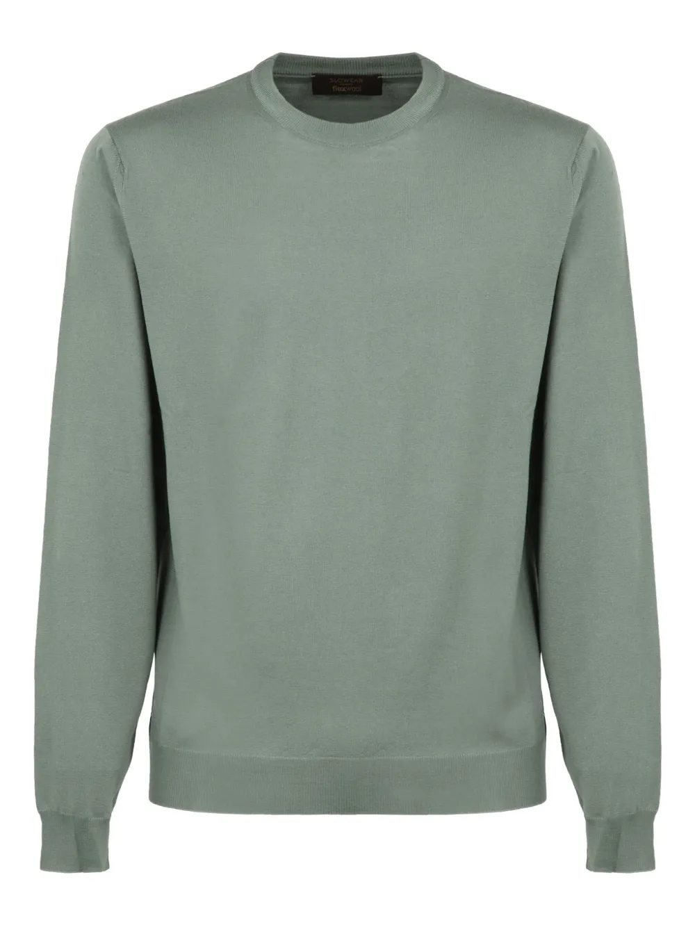 slowear ribbed fine-knit sweater | Green | Image 1