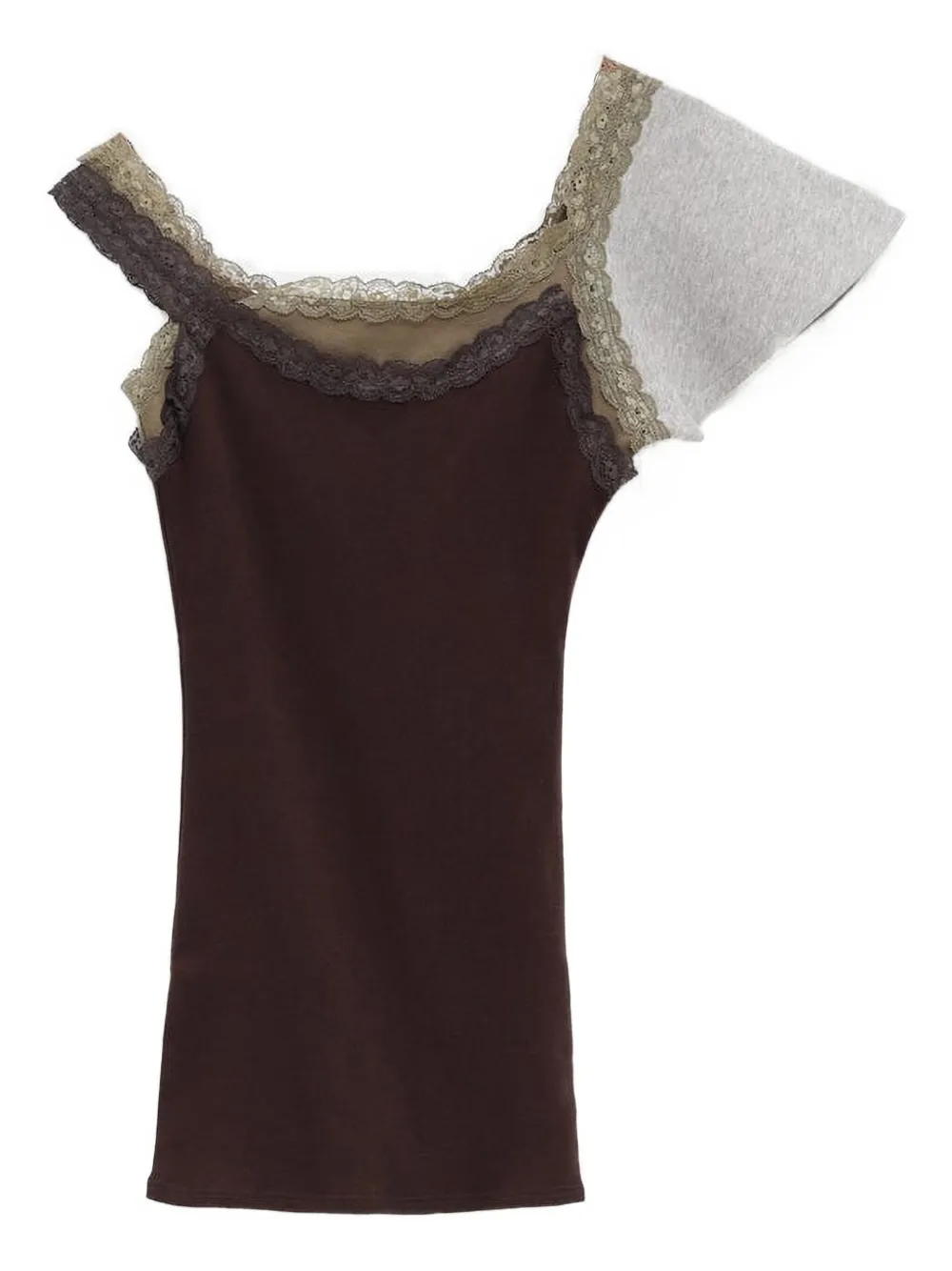 August Barron lace-trim top | Vests & Tank Tops | Image 2