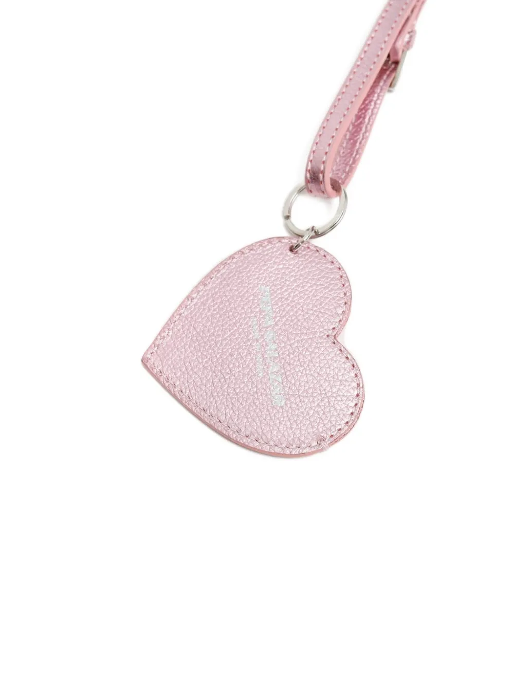 Pepa Salazar Heart-square Charm In Pink