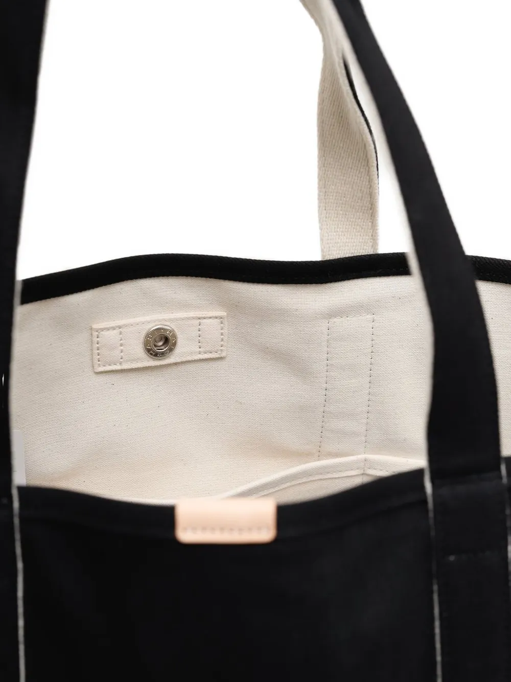 Porter-Yoshida & Co. Shopper met logopatch Zwart