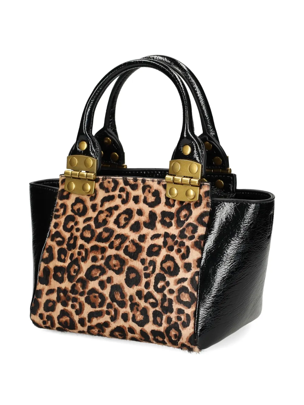 Just Cavalli Leopard-print Tote Bag In Brown