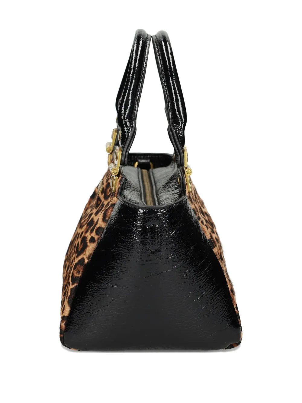 Just Cavalli Leopard-print Tote Bag In Brown