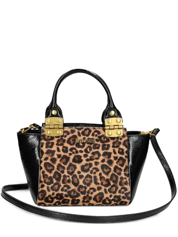 Just Cavalli leopard-print Tote Bag | Brown | FARFETCH ID