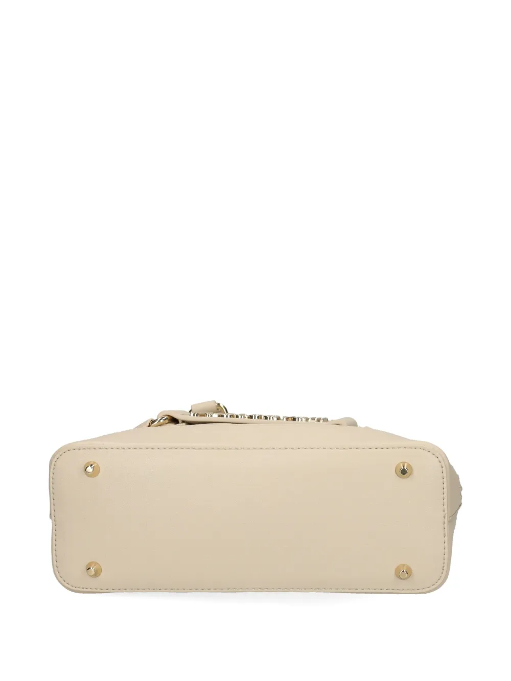 Just Cavalli Logo-plaque Tote Bag In Neutral