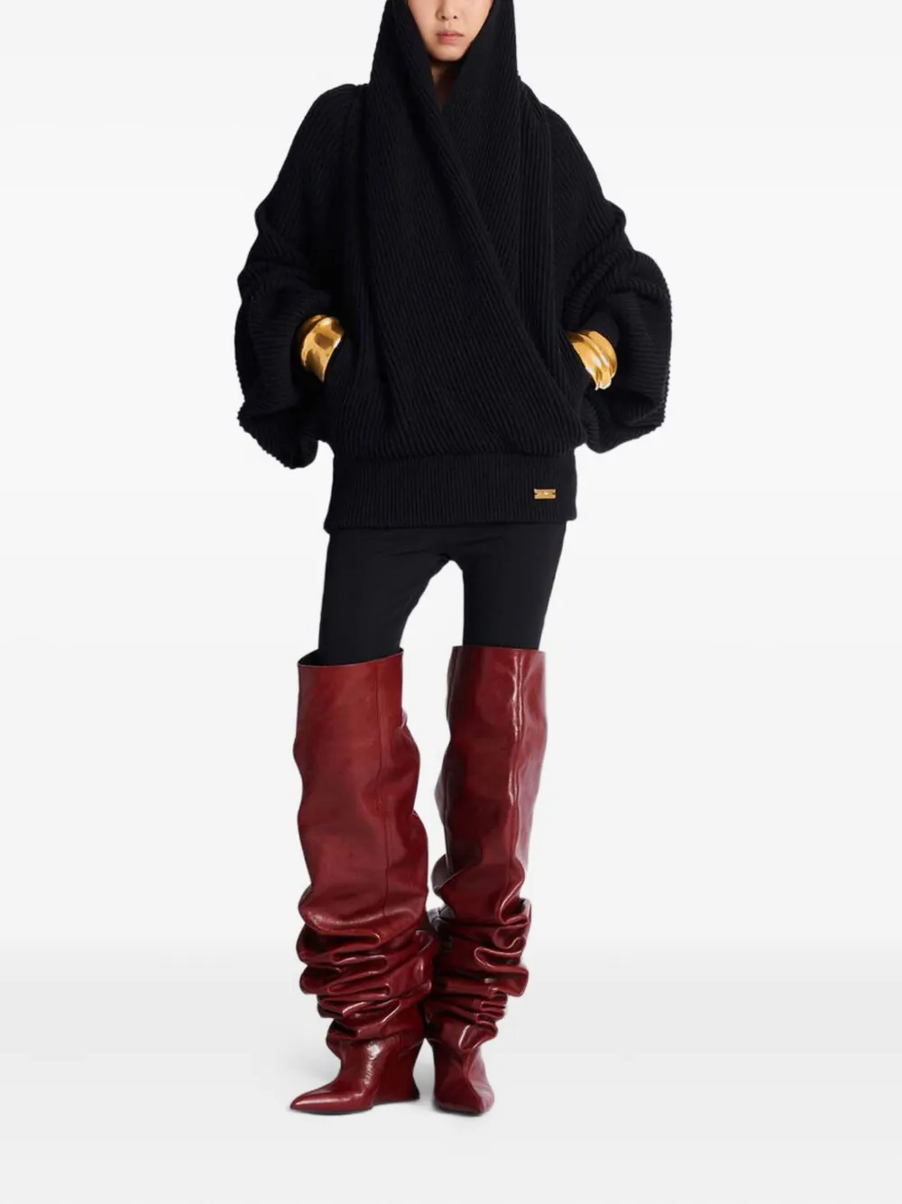 Balmain wool top | Knitted Sweaters | Image 2
