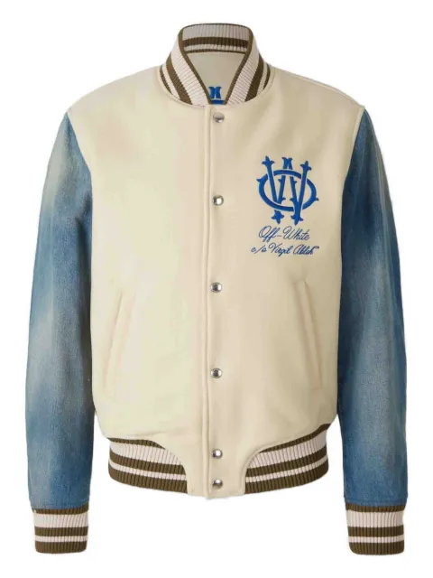 Off-White buttoned embroidered jacket