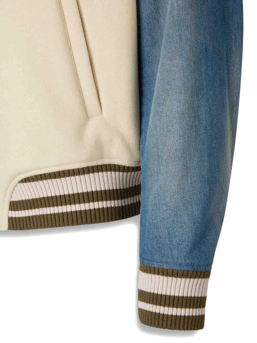 Off-white Buttoned Embroidered Jacket In Multi