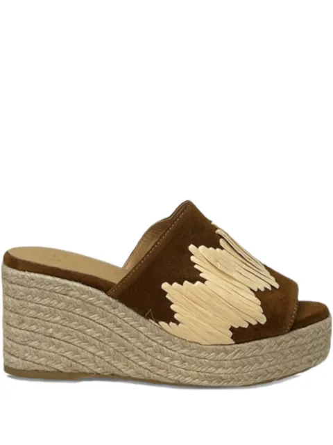 Castañer sandales en daim à plateforme 70 mm