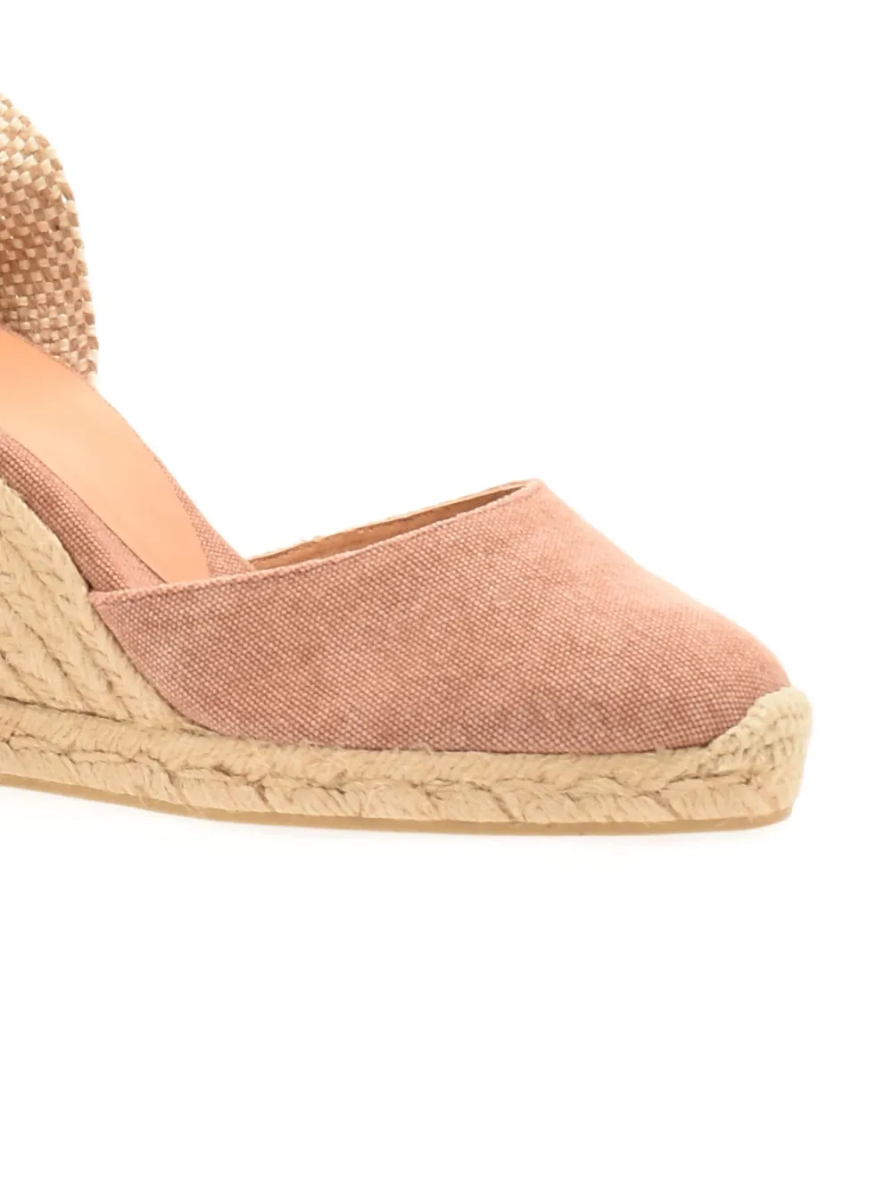 Castaã±er 90mm Carina Ribbon Wedge Sandals In Multi