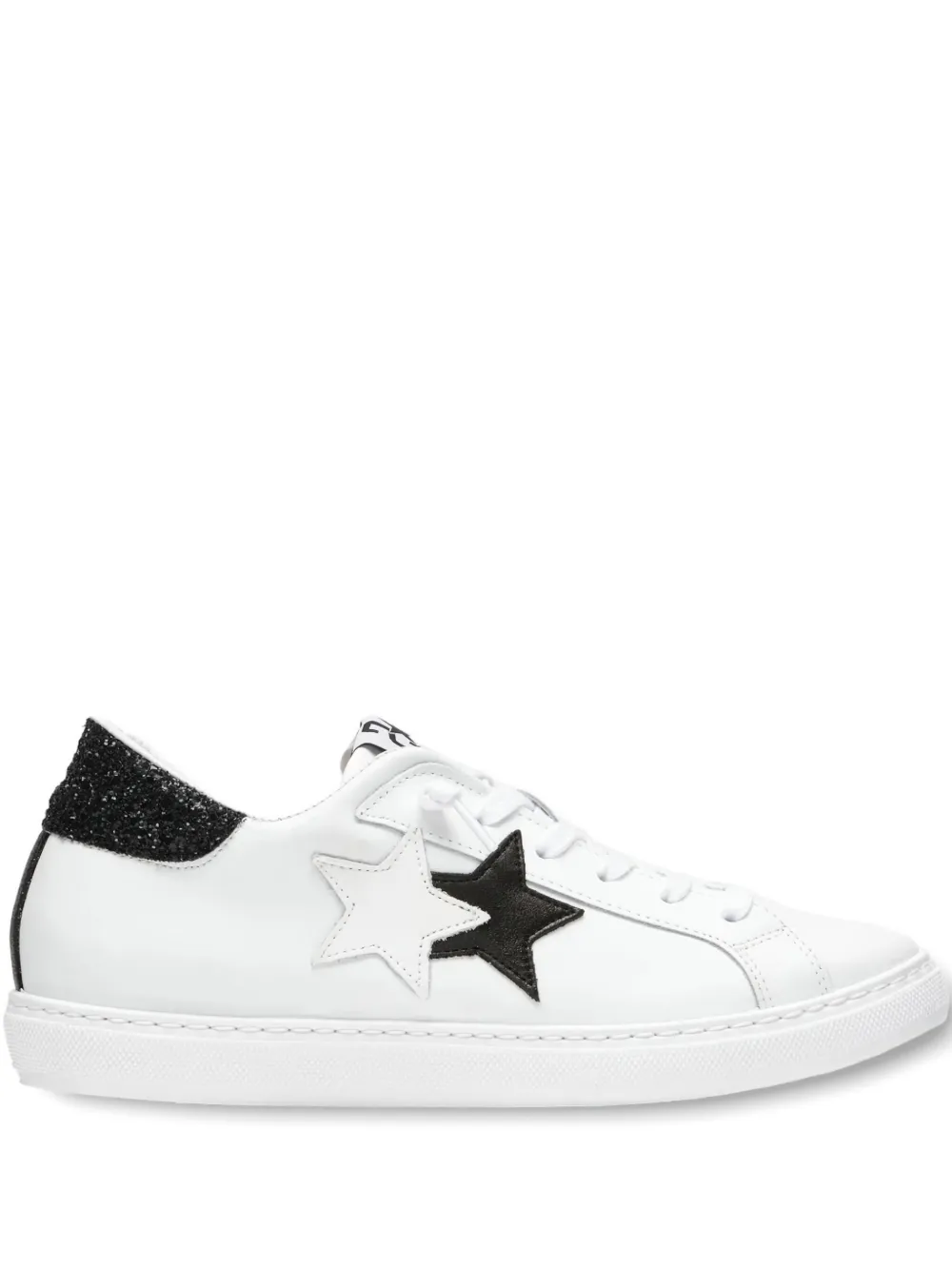 2 Star star-detail sneakers | White | Image 1