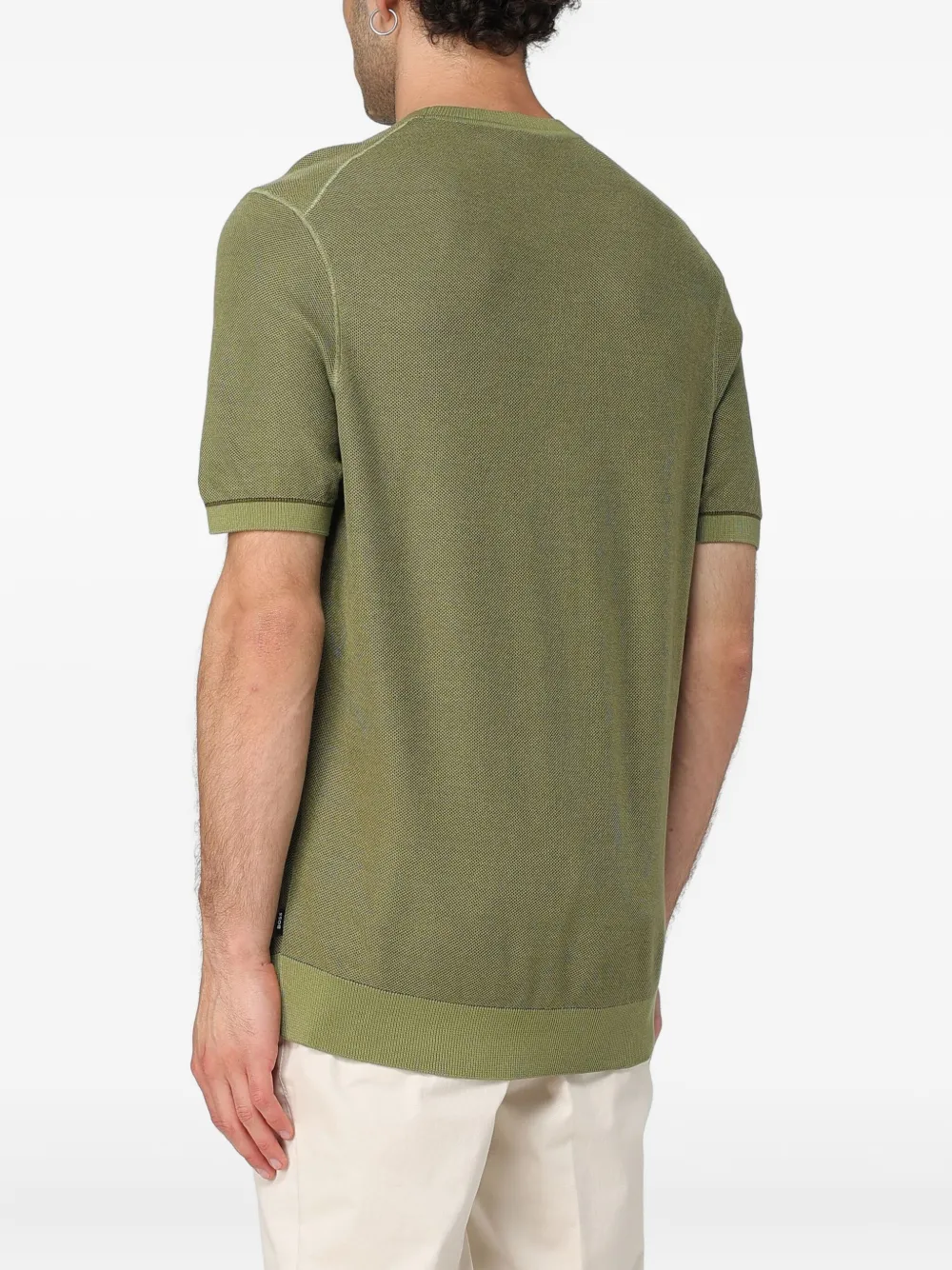 BOSS crew-neck T-shirt - Groen